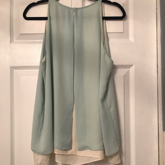 Saint tropez-Mint green sleeveless blouse - Picture 4 of 5